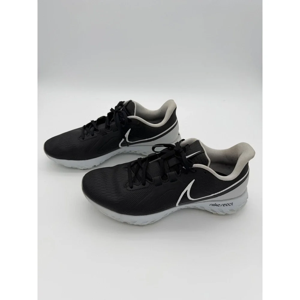 Nike React Infinity Pro Golf Shoes Cleats Black White CT0531-001 Mens Size 10.5
